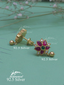 Azalea Silver Earrings