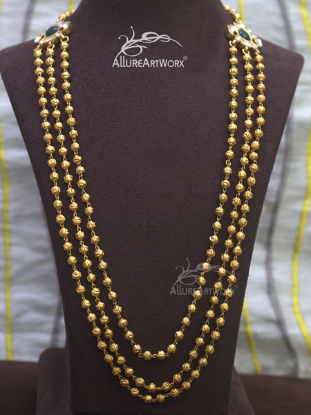 Gold Ball Necklace(long)