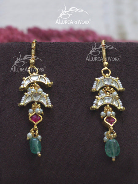 Jadau Earrings(hooks)
