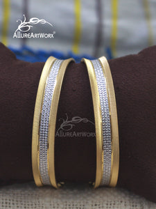 Trendy Bangles(Two-tone)