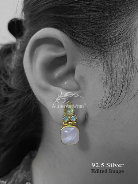 Ruzova Silver Earrings
