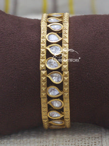 Kundan Bracelet(cuff)