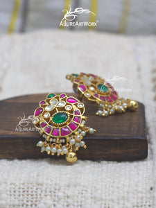 Jadau Earrings
