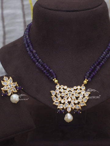 Amethyst Uncut Necklace